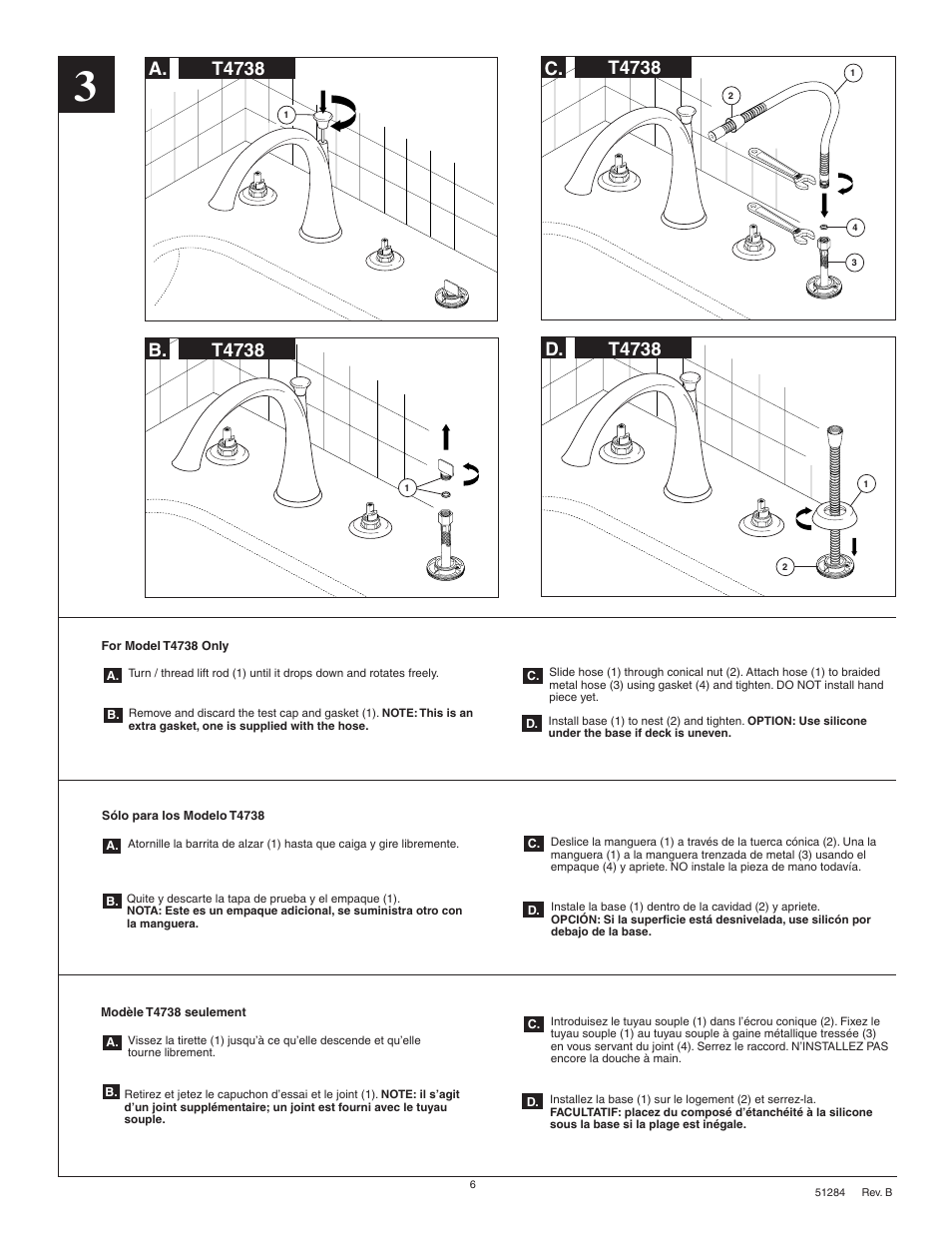 Factory Direct Hardware Delta T4738 Lahara User Manual | Page 6 / 8