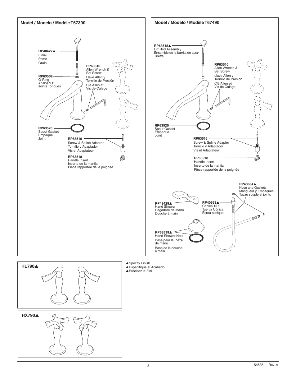 Factory Direct Hardware Brizo T67390-LHP RSVP User Manual | Page 3 / 8