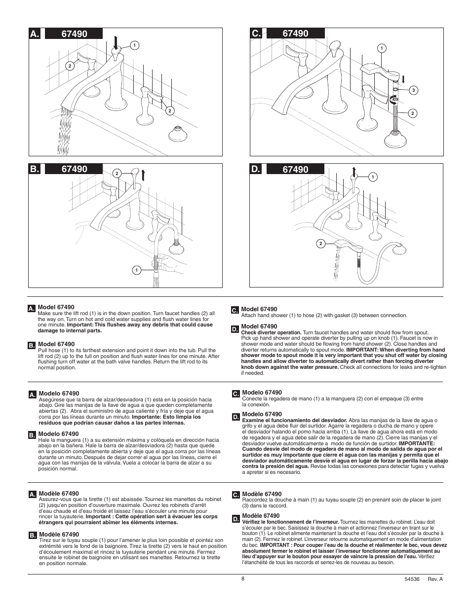 B. c. d | Factory Direct Hardware Brizo T67390-LHP RSVP User Manual | Page 8 / 8