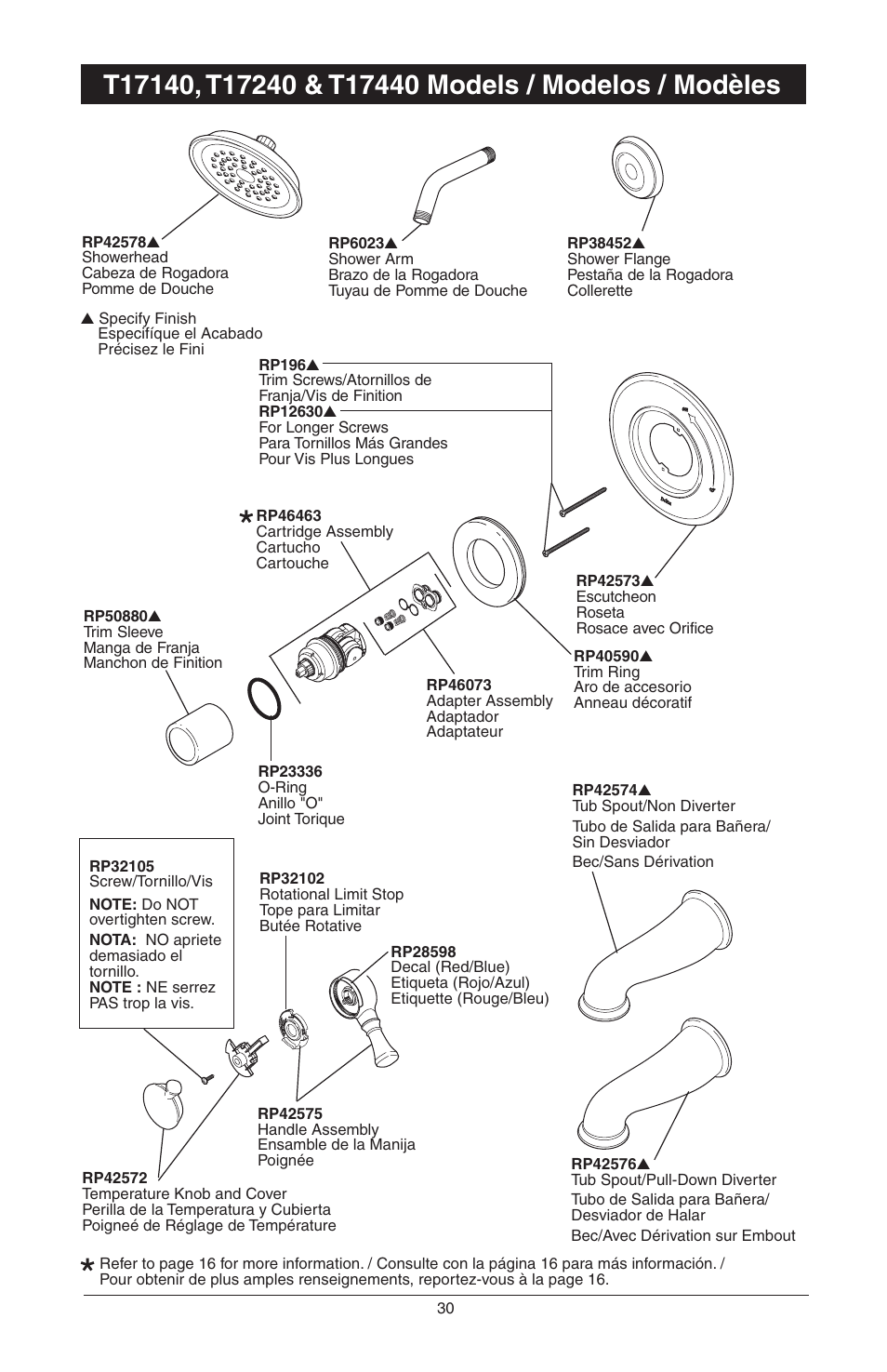 Factory Direct Hardware Delta T17285 Grail User Manual | Page 64 / 78