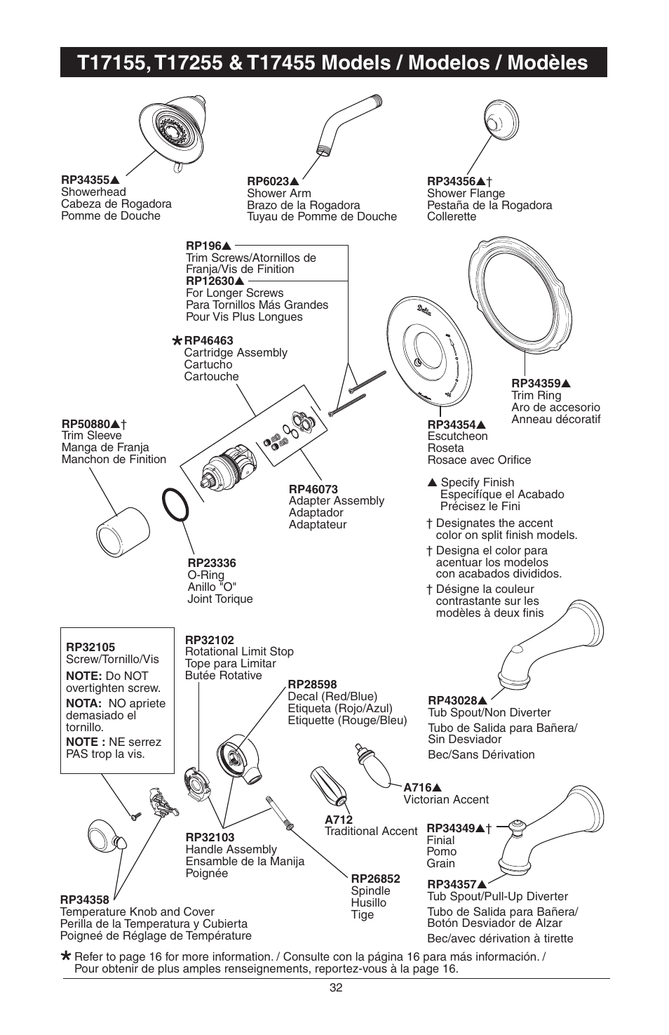 Factory Direct Hardware Delta T17285 Grail User Manual | Page 66 / 78