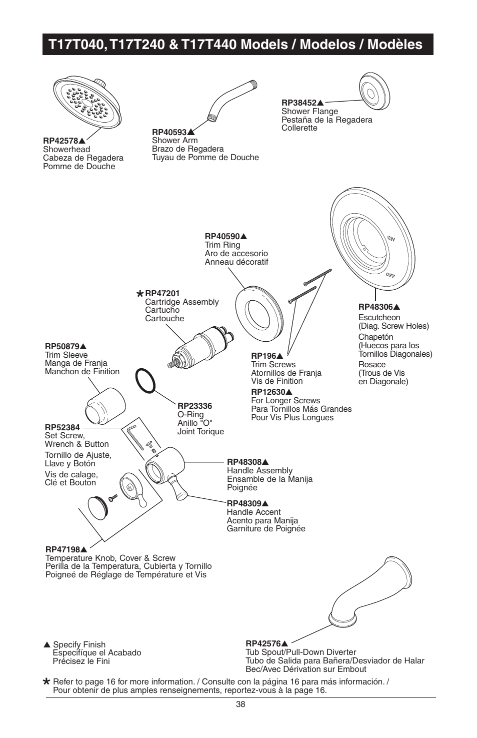 Factory Direct Hardware Delta T17285 Grail User Manual | Page 72 / 78