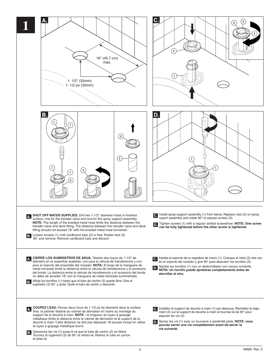 A. b. d | Factory Direct Hardware Delta RP33791LHP Victorian User Manual | Page 5 / 8