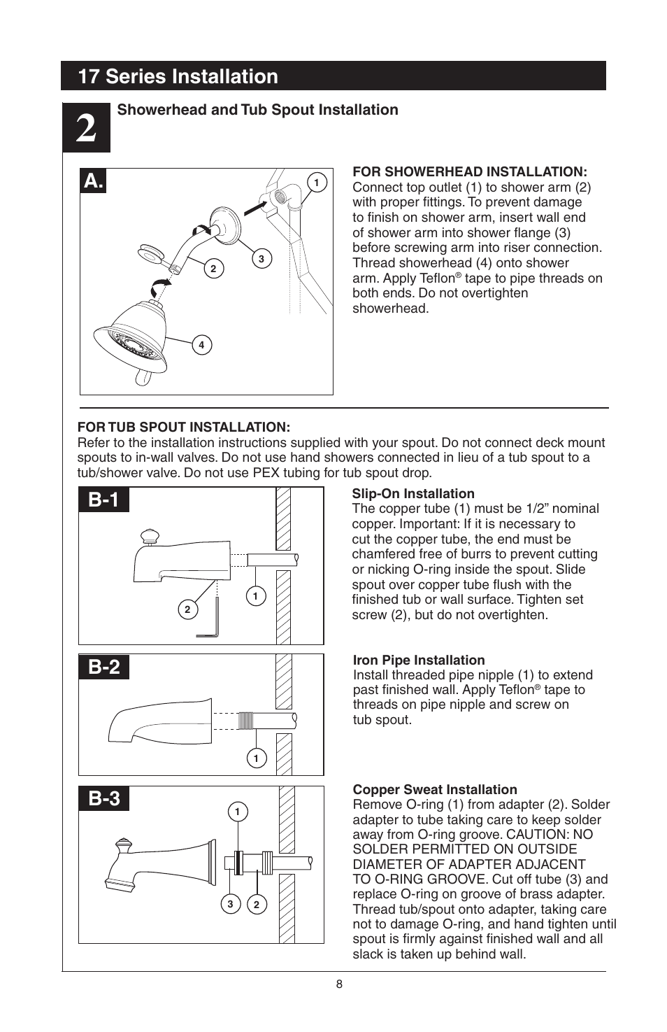 17 series installation | Factory Direct Hardware Delta T17451 Dryden User Manual | Page 10 / 78