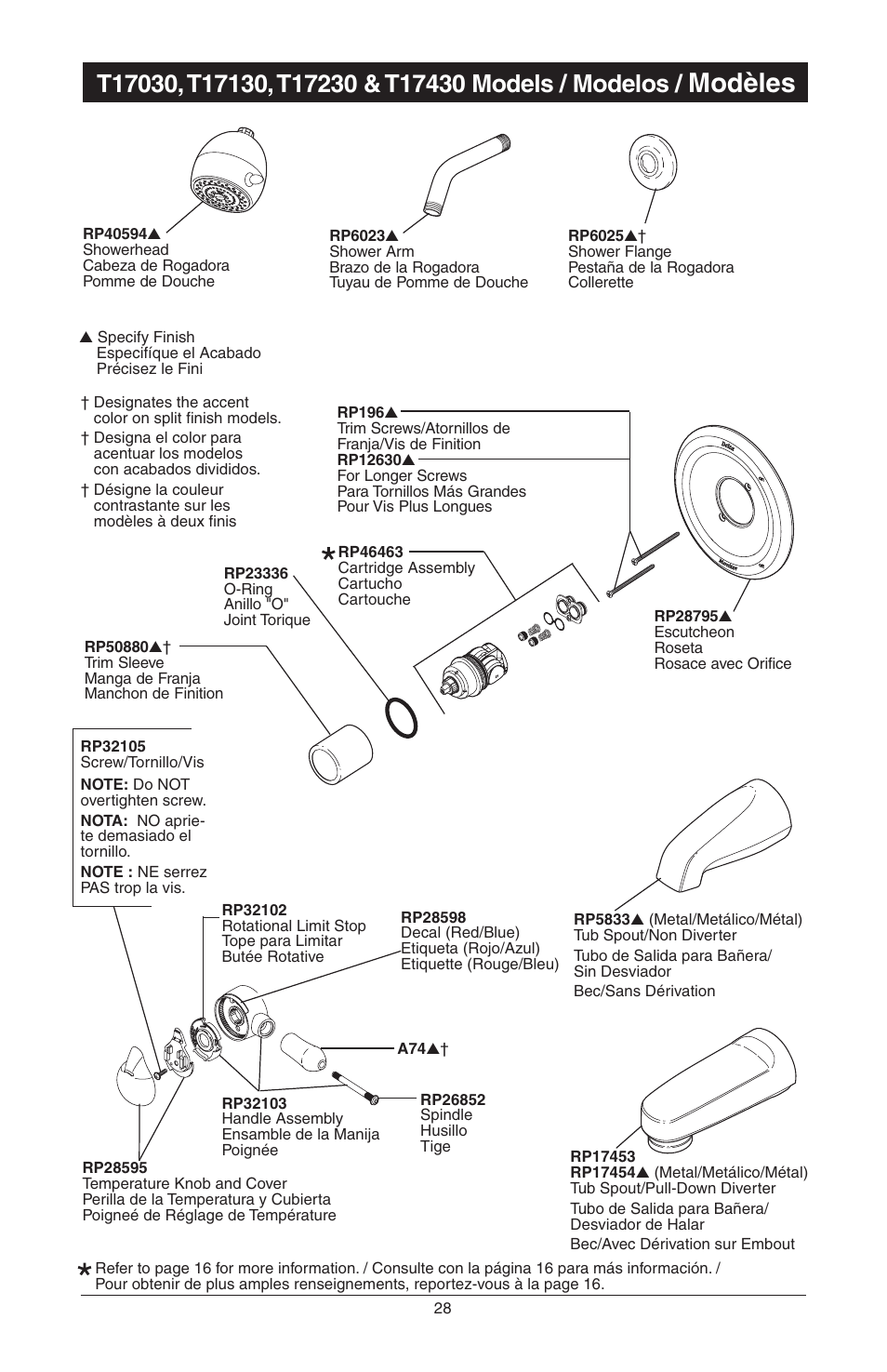 Modèles | Factory Direct Hardware Delta T17451 Dryden User Manual | Page 62 / 78