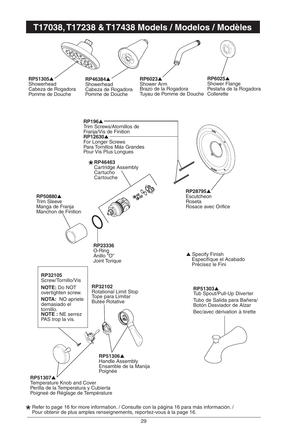 Factory Direct Hardware Delta T17451 Dryden User Manual | Page 63 / 78