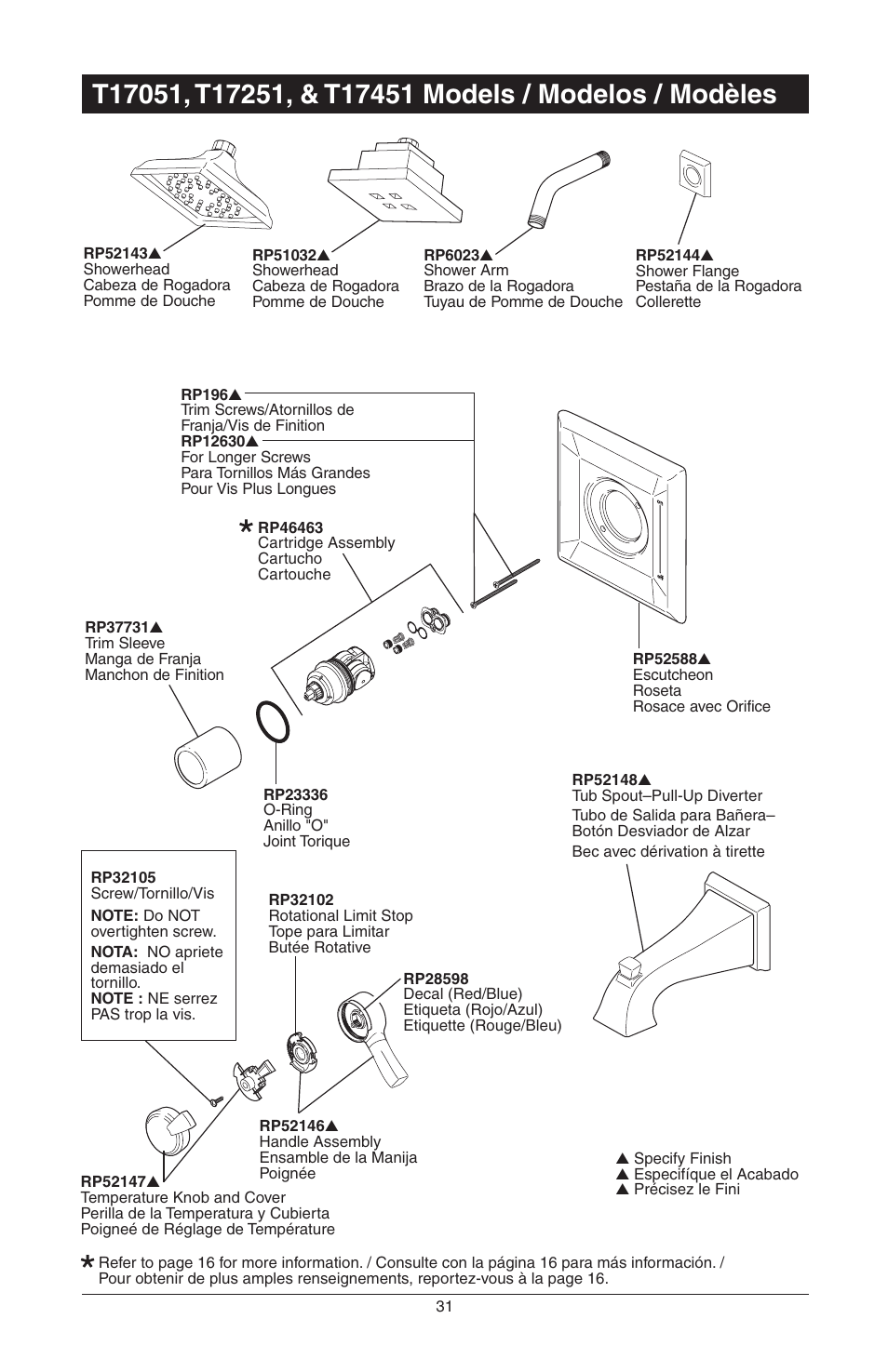 Factory Direct Hardware Delta T17451 Dryden User Manual | Page 65 / 78