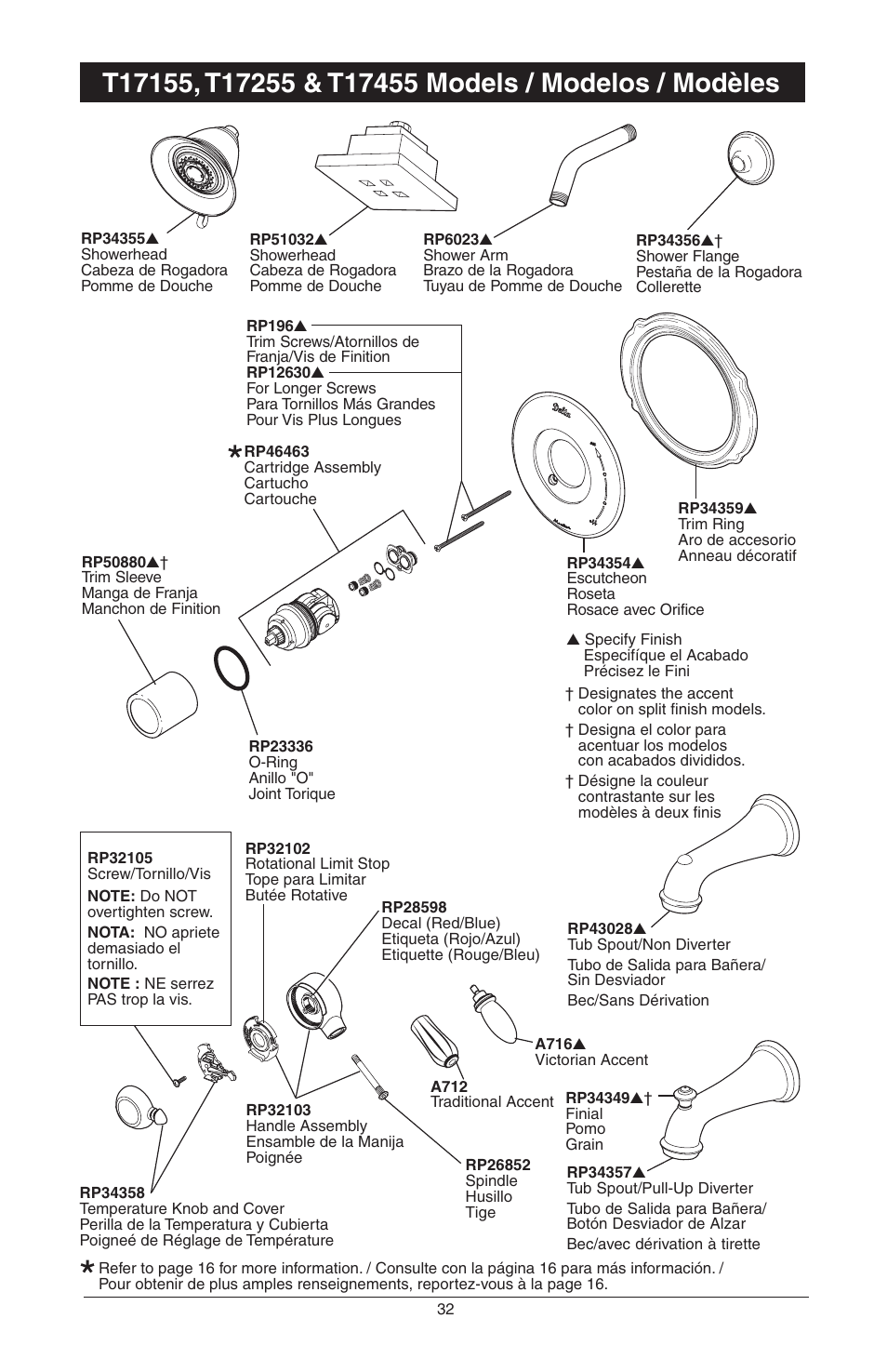 Factory Direct Hardware Delta T17451 Dryden User Manual | Page 66 / 78