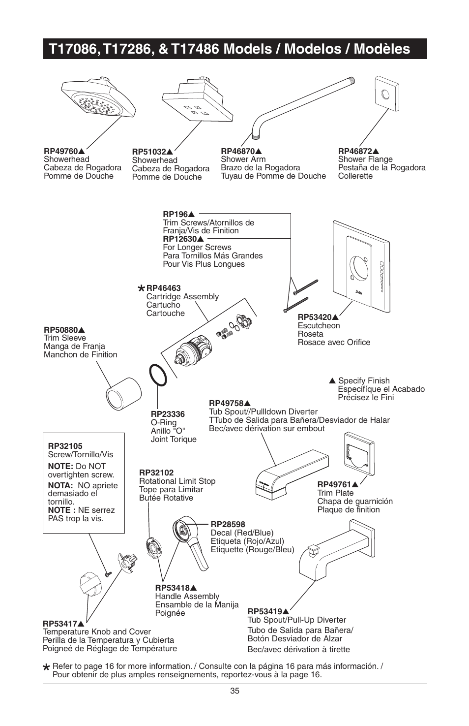 Factory Direct Hardware Delta T17451 Dryden User Manual | Page 69 / 78