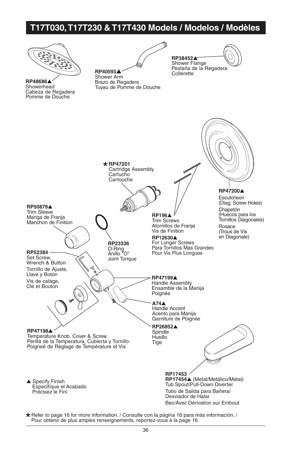 Factory Direct Hardware Delta T17451 Dryden User Manual | Page 70 / 78