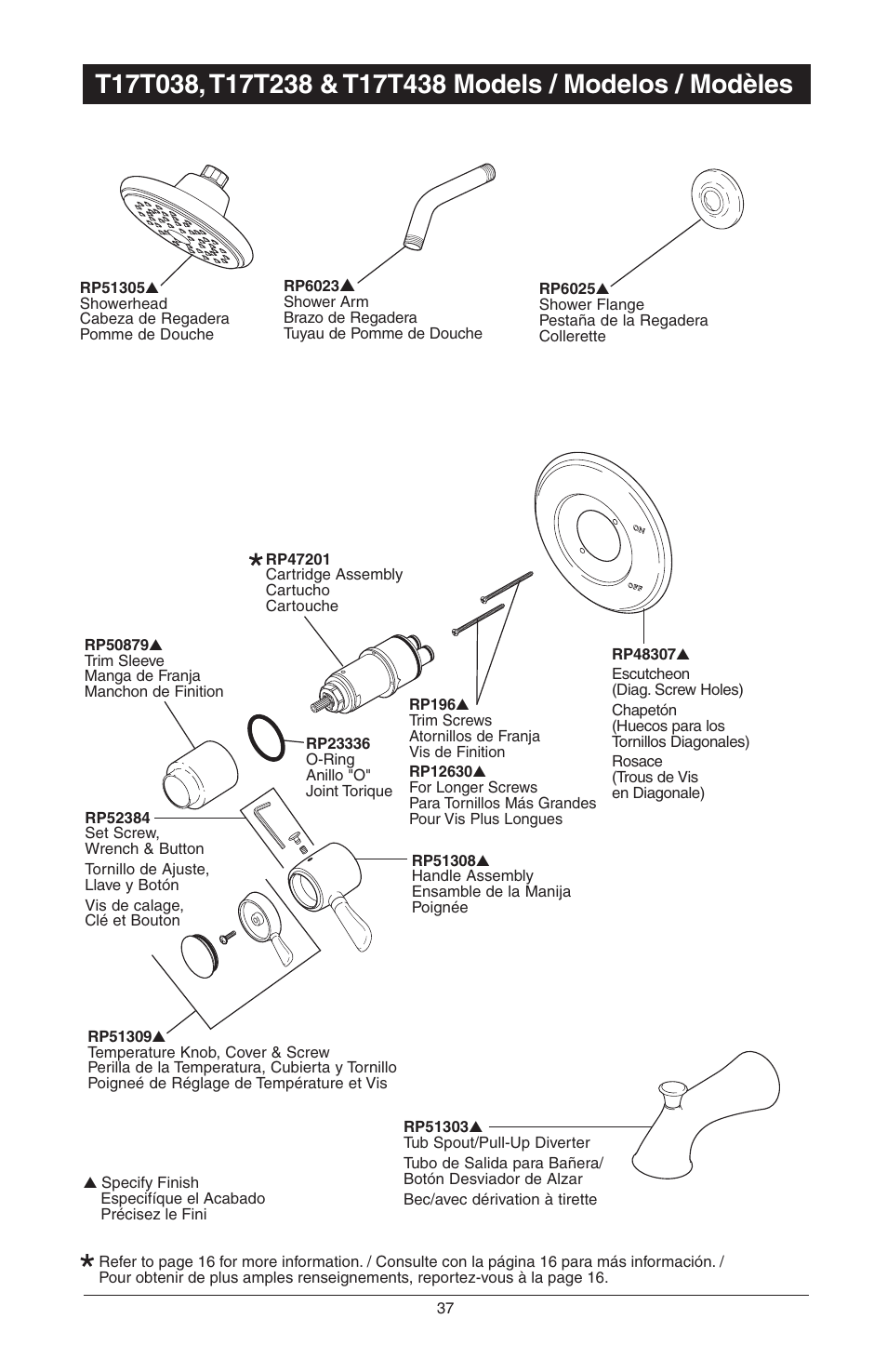 Factory Direct Hardware Delta T17451 Dryden User Manual | Page 71 / 78