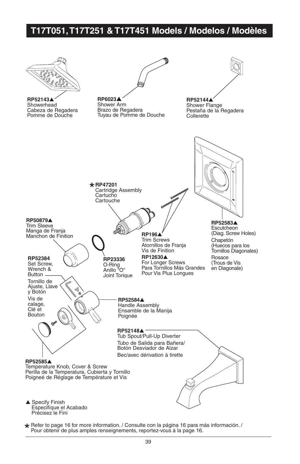 Factory Direct Hardware Delta T17451 Dryden User Manual | Page 73 / 78