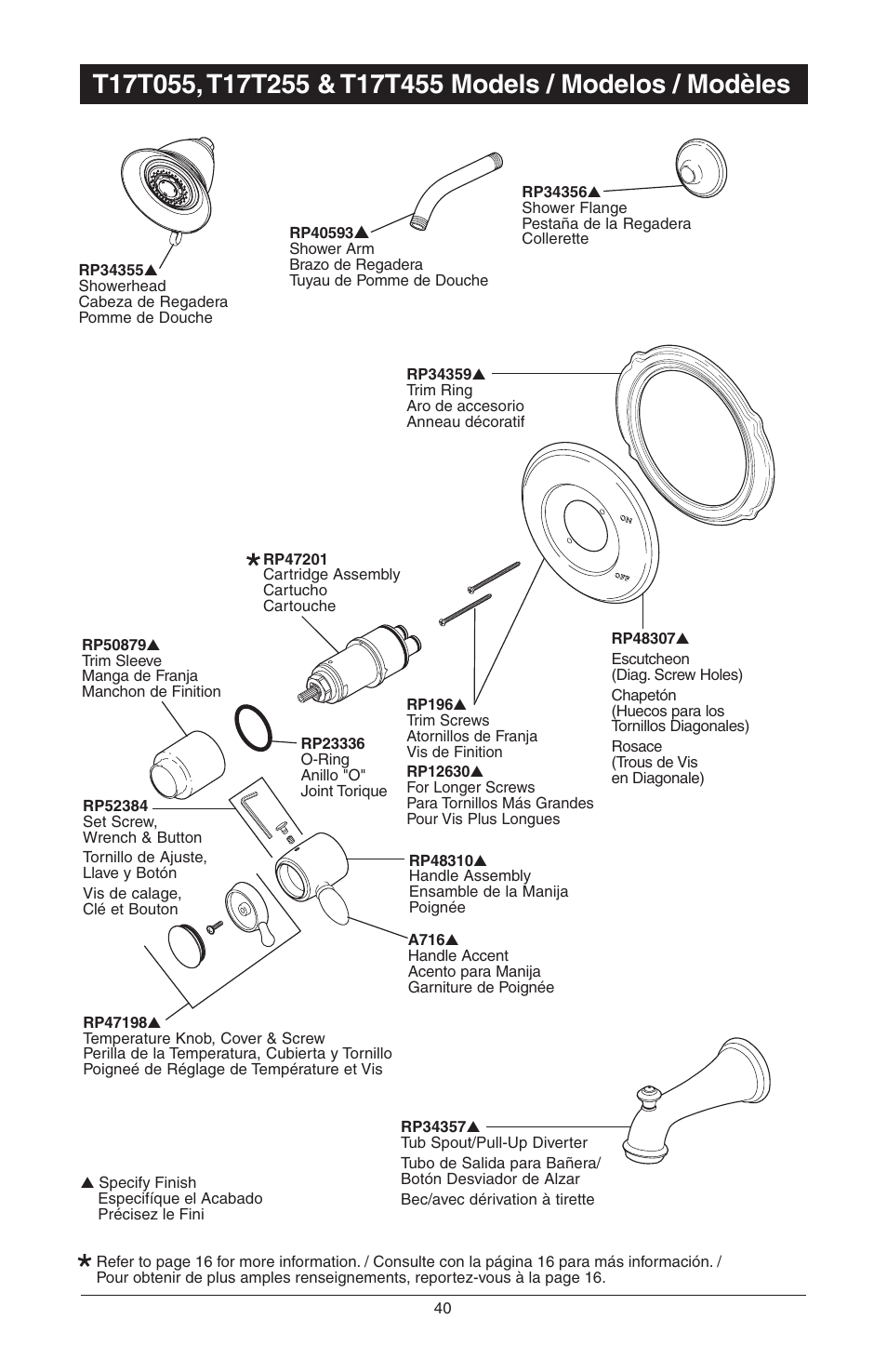 Factory Direct Hardware Delta T17451 Dryden User Manual | Page 74 / 78