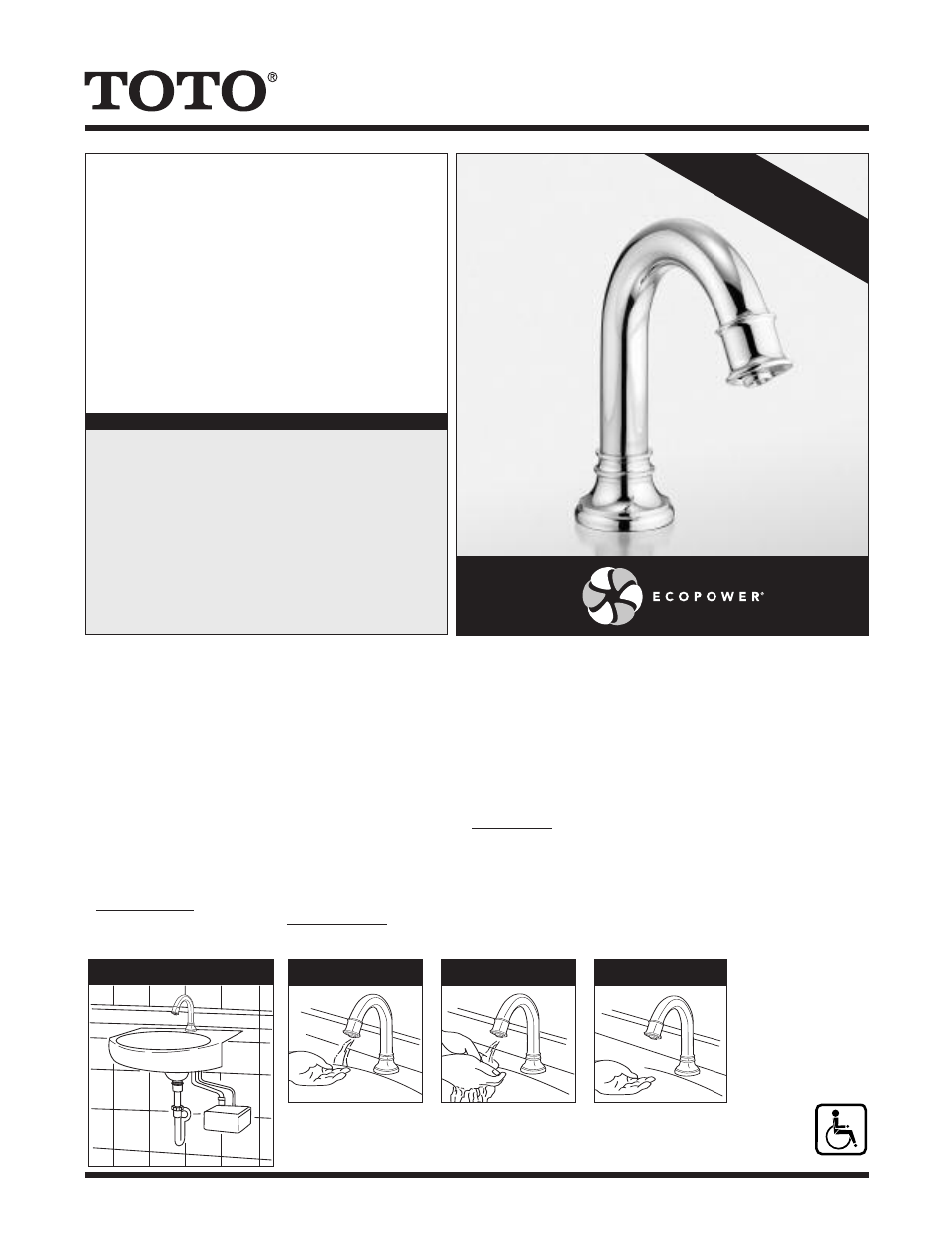 Factory Direct Hardware Toto TEL3GTCN-60 User Manual | 2 pages