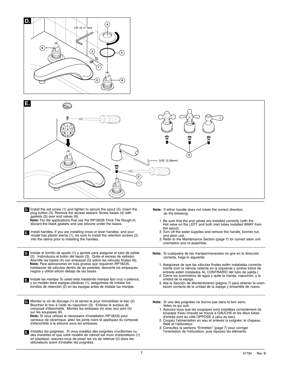 E. d | Factory Direct Hardware Delta T2710 Classic User Manual | Page 7 / 8