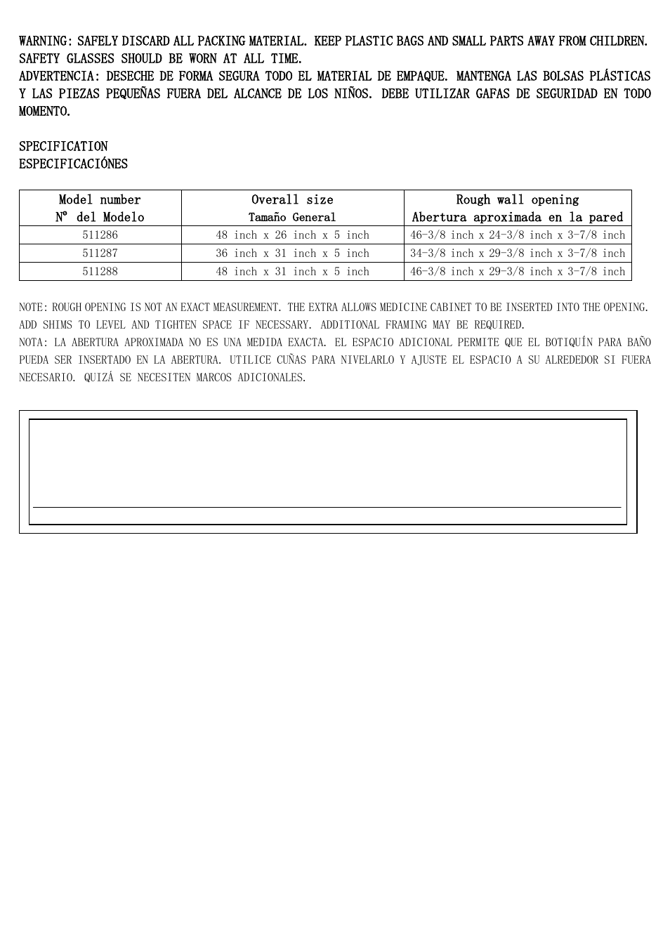Factory Direct Hardware Pegasus SP4590 Mirrored User Manual | Page 2 / 9