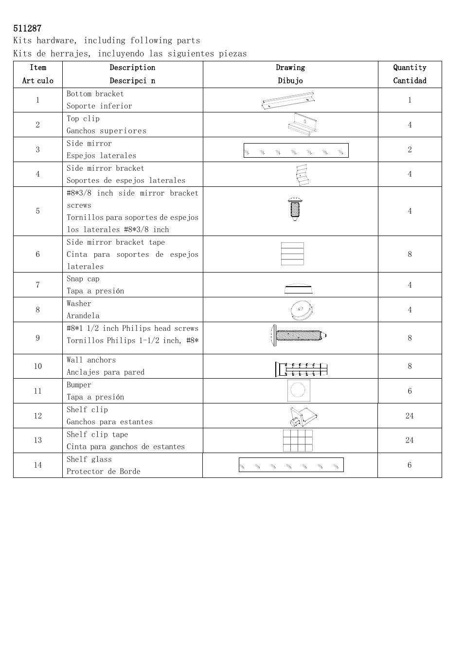 Factory Direct Hardware Pegasus SP4590 Mirrored User Manual | Page 5 / 9