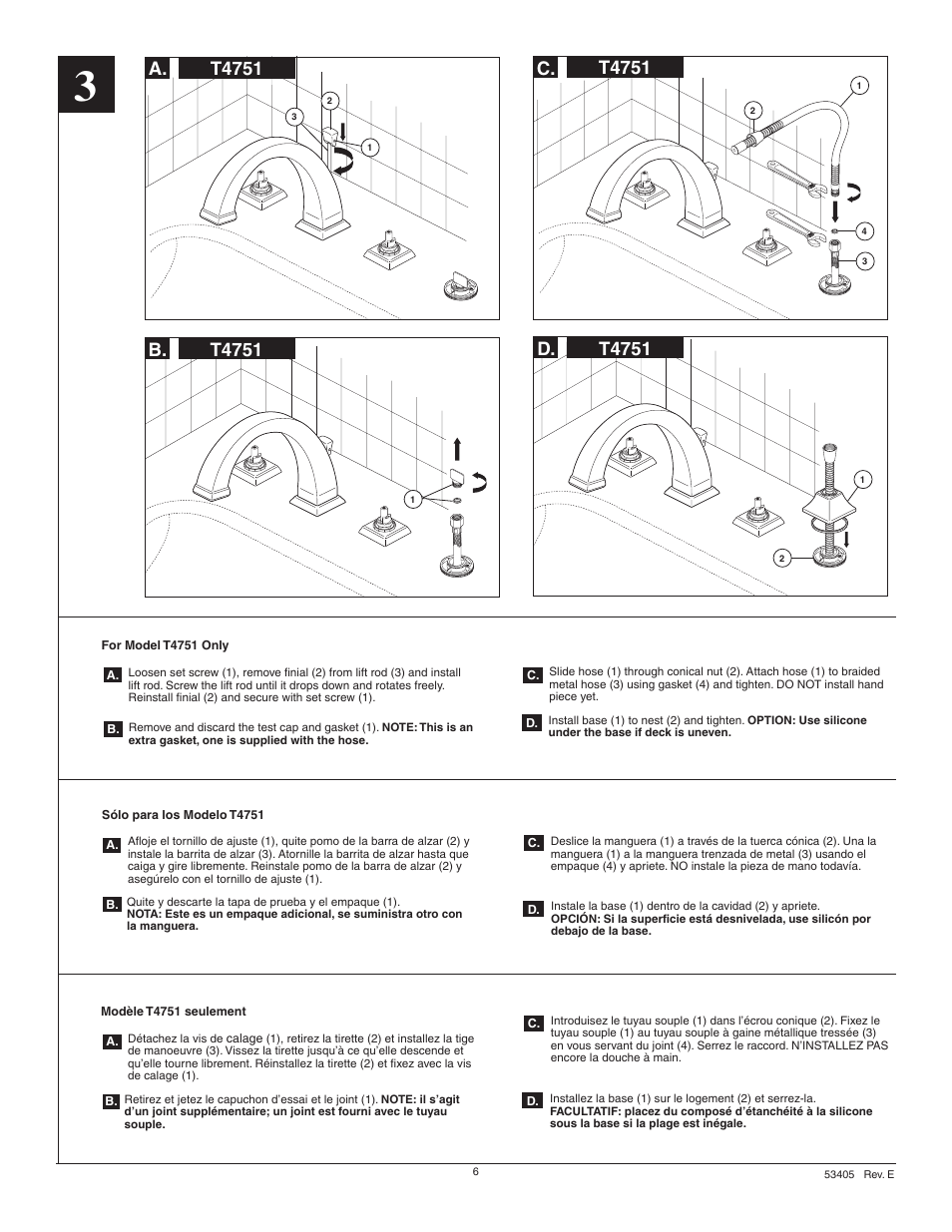 Factory Direct Hardware Delta T4751 Dryden User Manual | Page 6 / 8