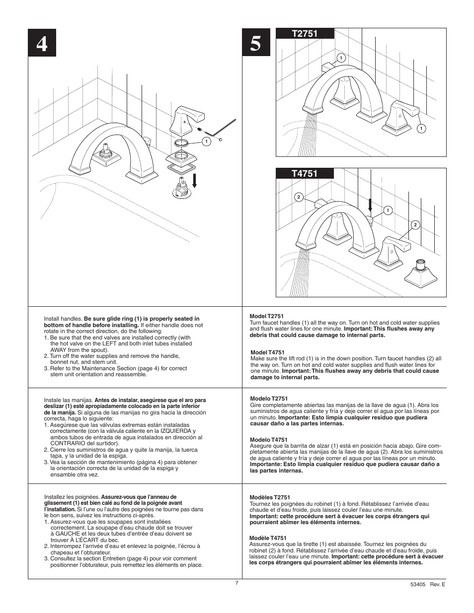T4751, T2751 | Factory Direct Hardware Delta T4751 Dryden User Manual | Page 7 / 8
