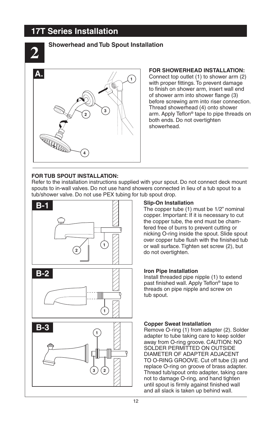 17t series installation | Factory Direct Hardware Delta T14455LHP Victorian User Manual | Page 14 / 70