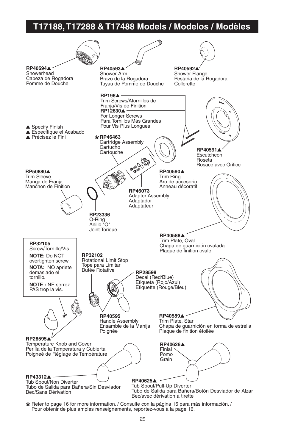 Factory Direct Hardware Delta T14455LHP Victorian User Manual | Page 63 / 70