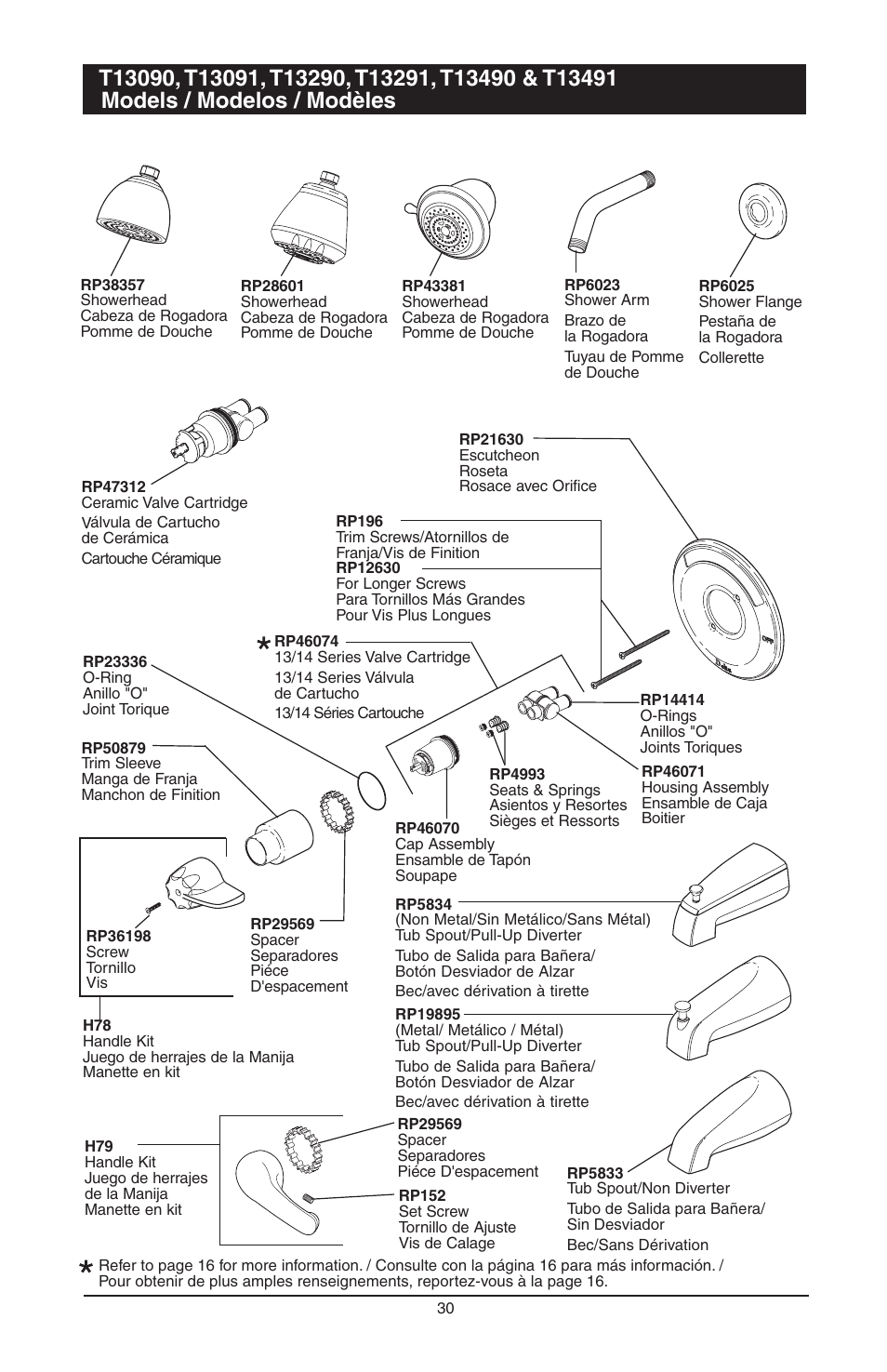 Factory Direct Hardware Delta T14455LHP Victorian User Manual | Page 64 / 70