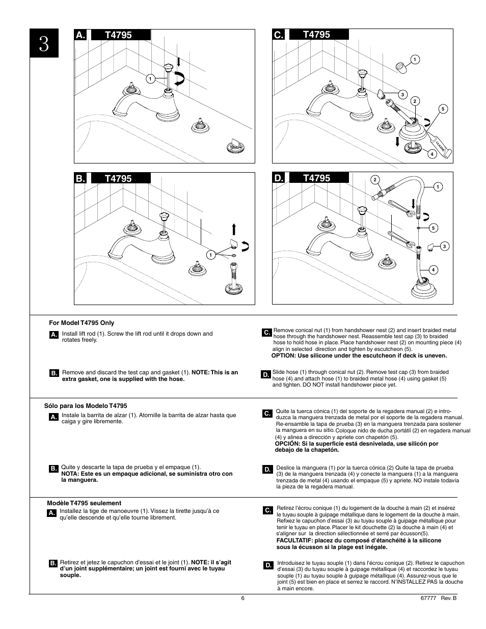 Factory Direct Hardware Delta T4797-LHP Cassidy User Manual | Page 6 / 8