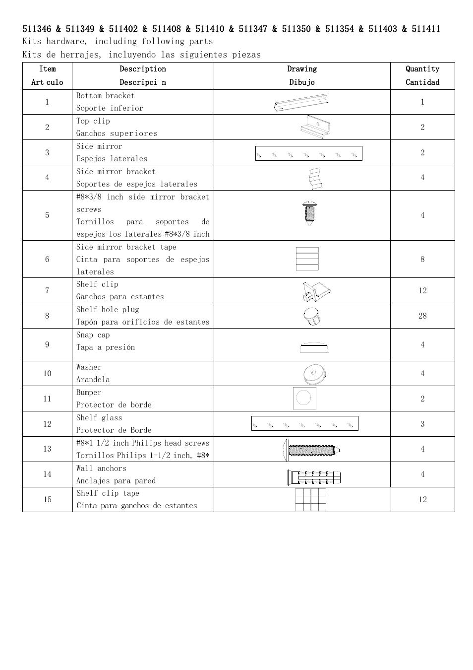 Factory Direct Hardware Pegasus SP4599 Deco User Manual | Page 4 / 9