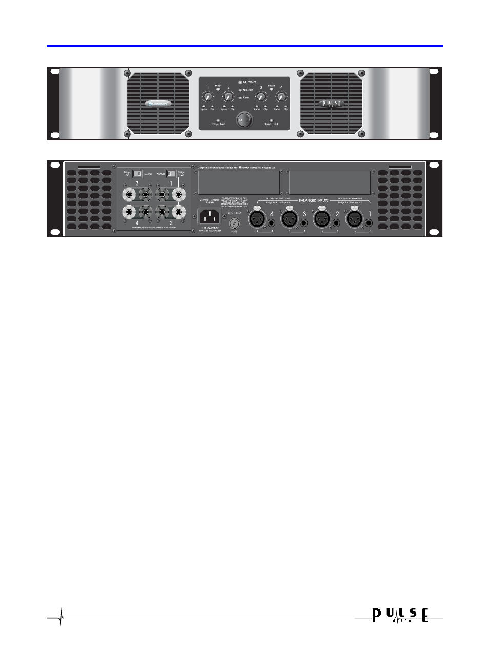 0 introduction & unpacking | Crown Audio Pulse 4X300 User Manual | Page 4 / 23