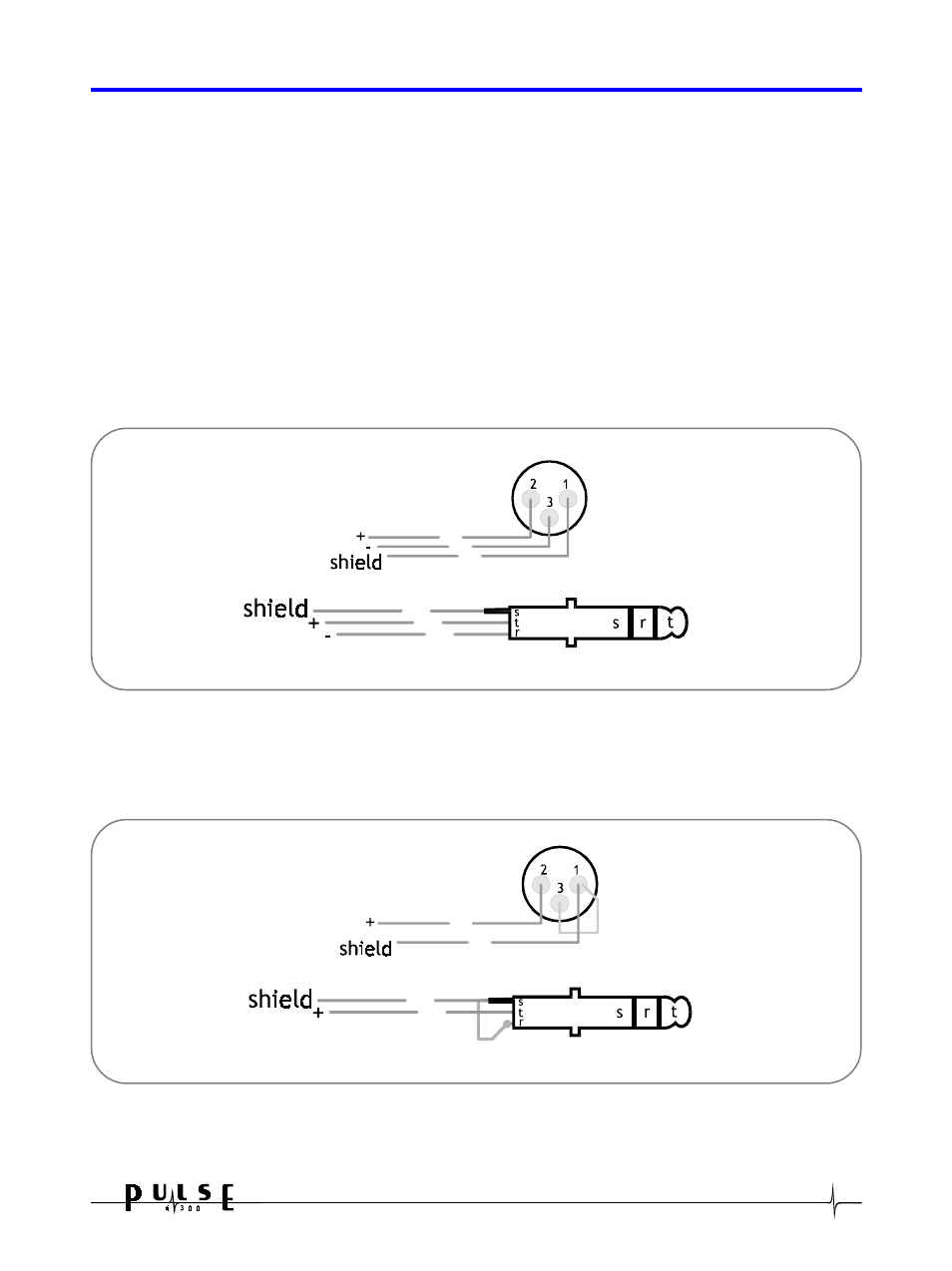 0 audio connections, Inputs, 7inputs | Crown Audio Pulse 4X300 User Manual | Page 7 / 23
