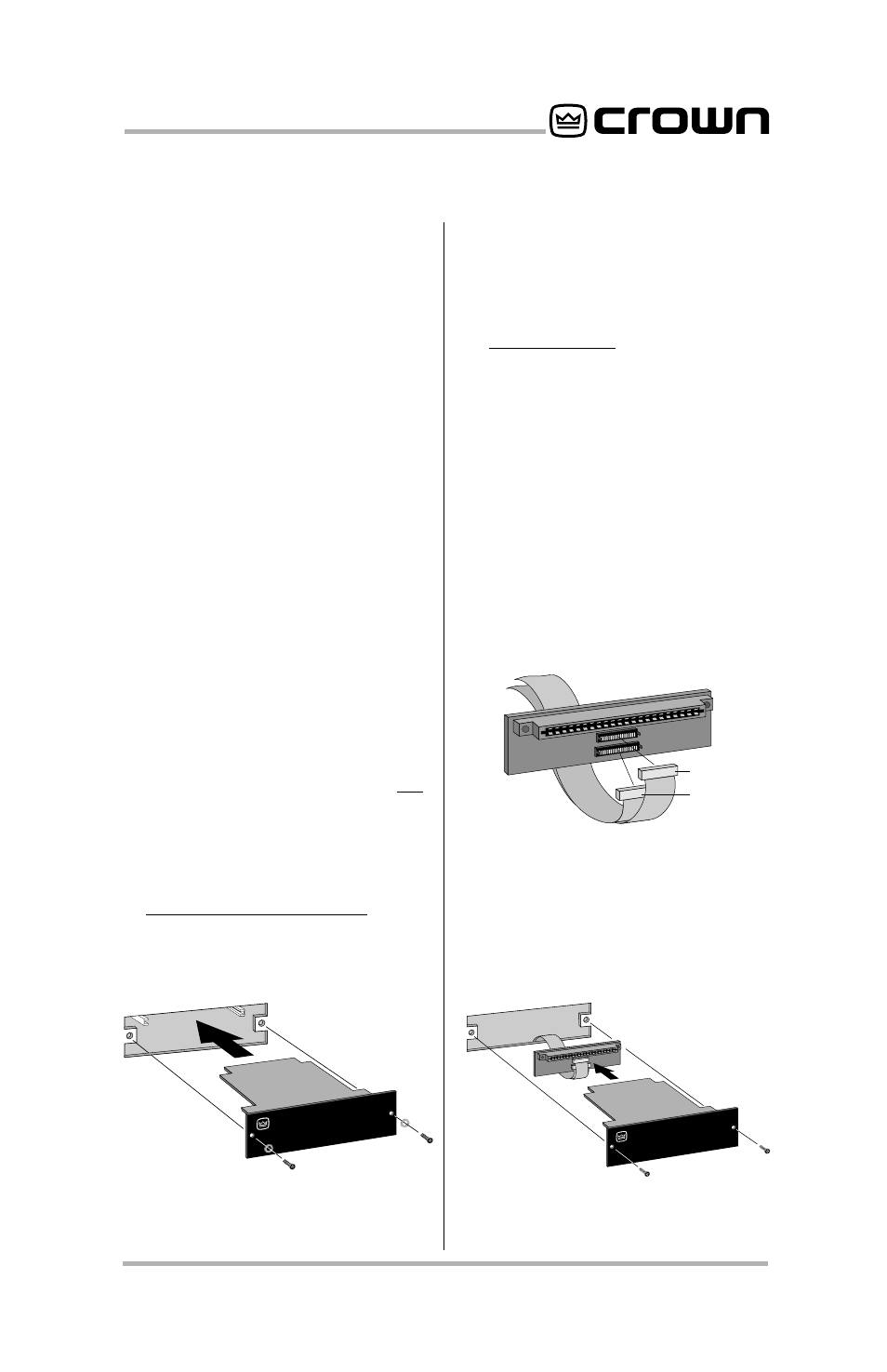 2 installation procedures, P.i.p.–beq page 13 | Crown Audio P.I.P.-BEQX User Manual | Page 13 / 16