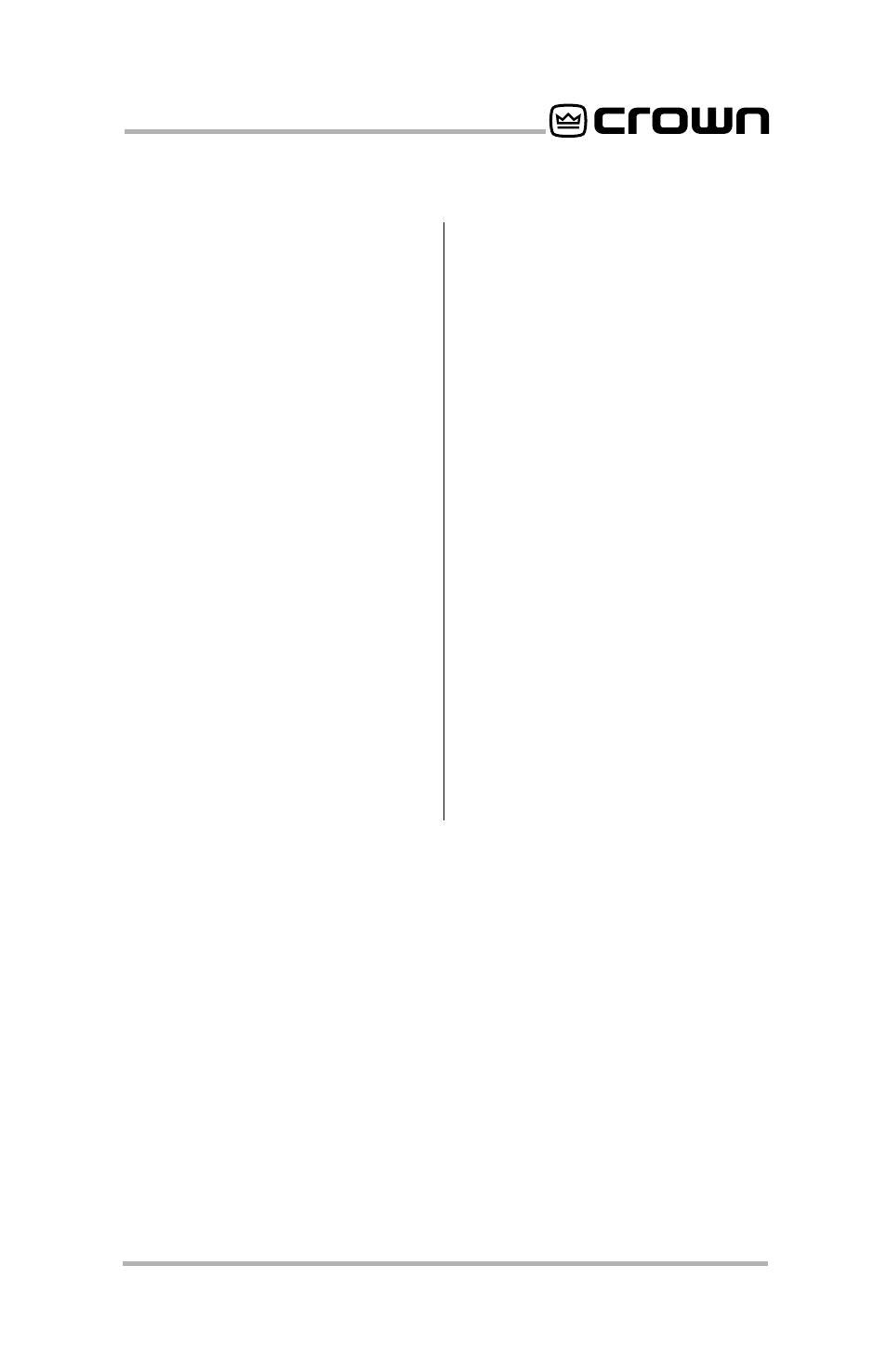 4 specifications | Crown Audio P.I.P.-BEQX User Manual | Page 15 / 16