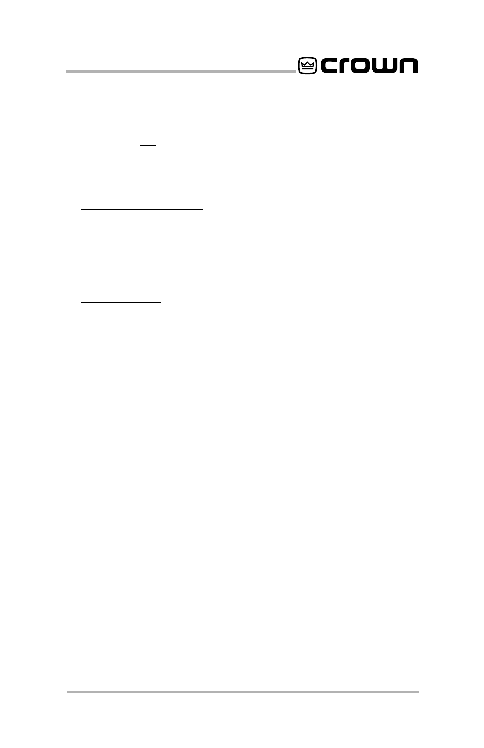 Crown Audio P.I.P.-FTE User Manual | Page 7 / 12
