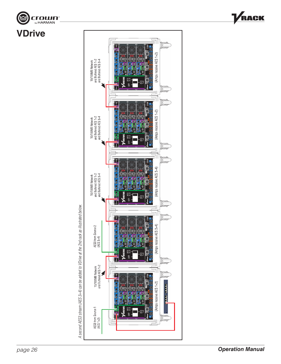 Vdrive | Crown Audio VRack12000HD User Manual | Page 26 / 60