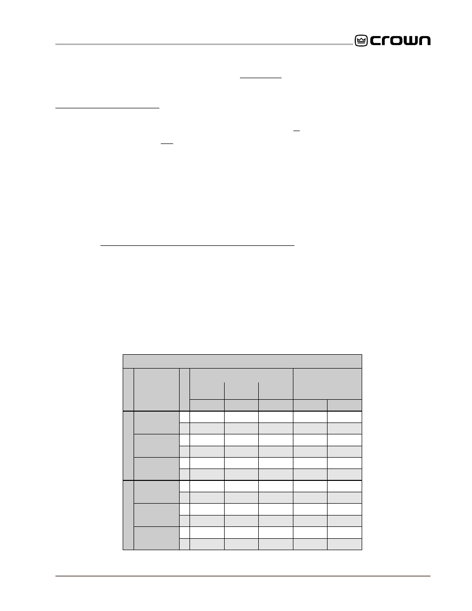 Crown Audio CSL Series User Manual | Page 13 / 19