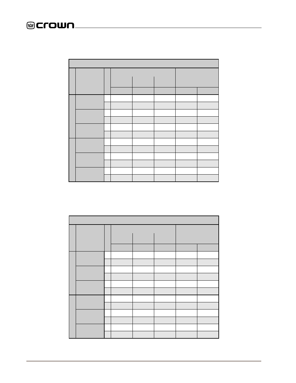 Crown Audio CSL Series User Manual | Page 14 / 19