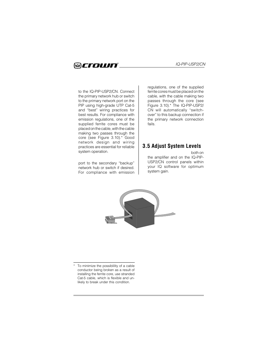 5 adjust system levels | Crown Audio IQ-PIP-USP2_CN User Manual | Page 16 / 65