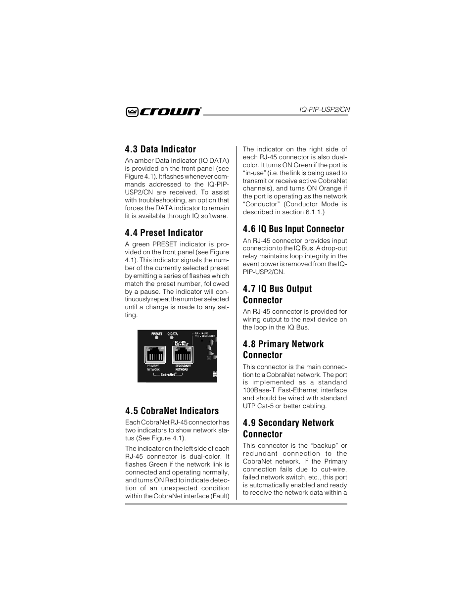 Crown Audio IQ-PIP-USP2_CN User Manual | Page 18 / 65