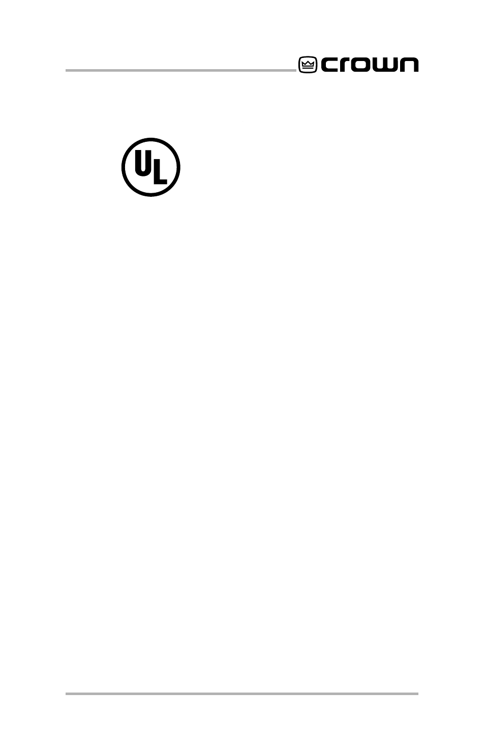Specifications, 4 specifications | Crown Audio P.I.P.-ISO User Manual | Page 9 / 9