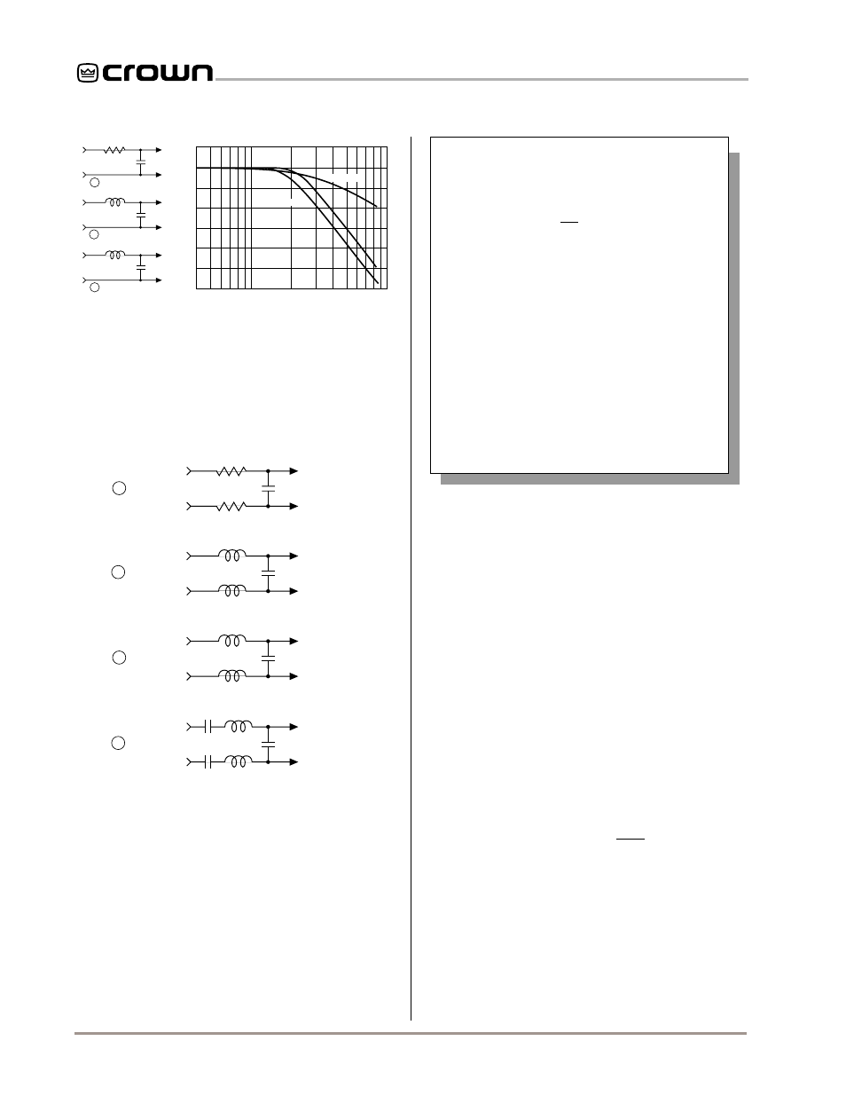Input wiring tips, Fig. 3.11 unbalanced rfi filters, Fig. 3.12 balanced rfi filters | Crown Audio Com-Tech "00 Series" User Manual | Page 18 / 49