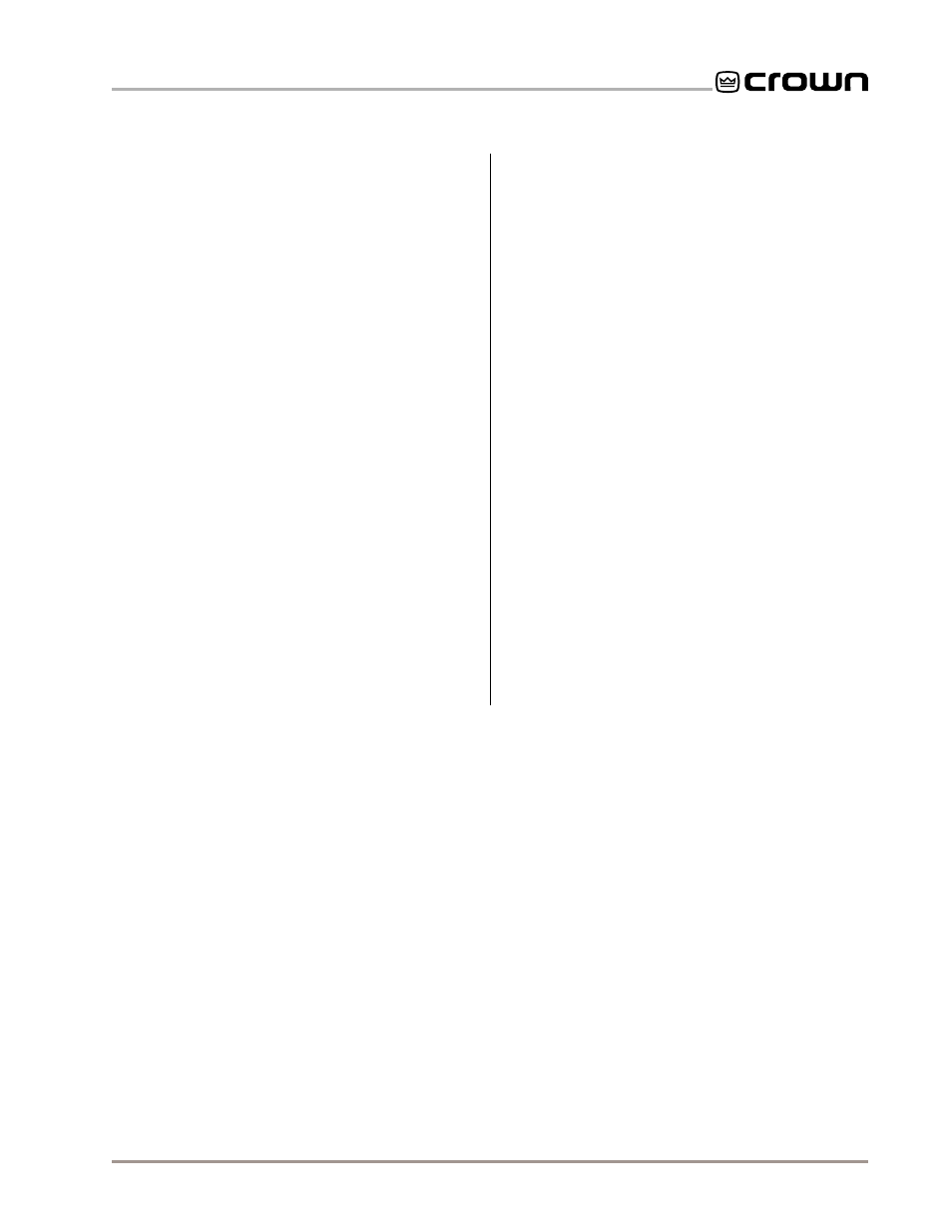 Crown Audio Com-Tech "00 Series" User Manual | Page 21 / 49