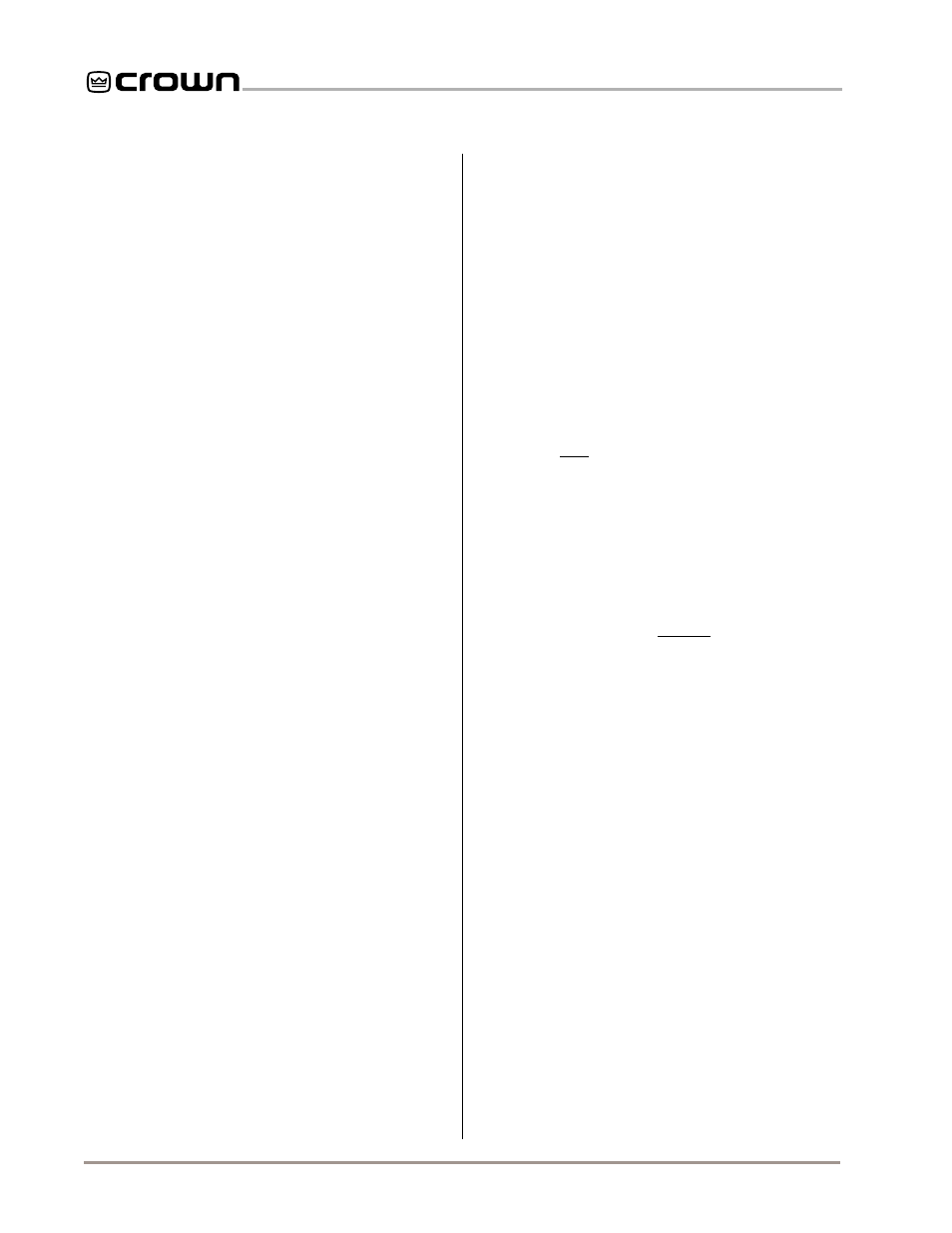 Crown Audio Com-Tech "00 Series" User Manual | Page 24 / 49