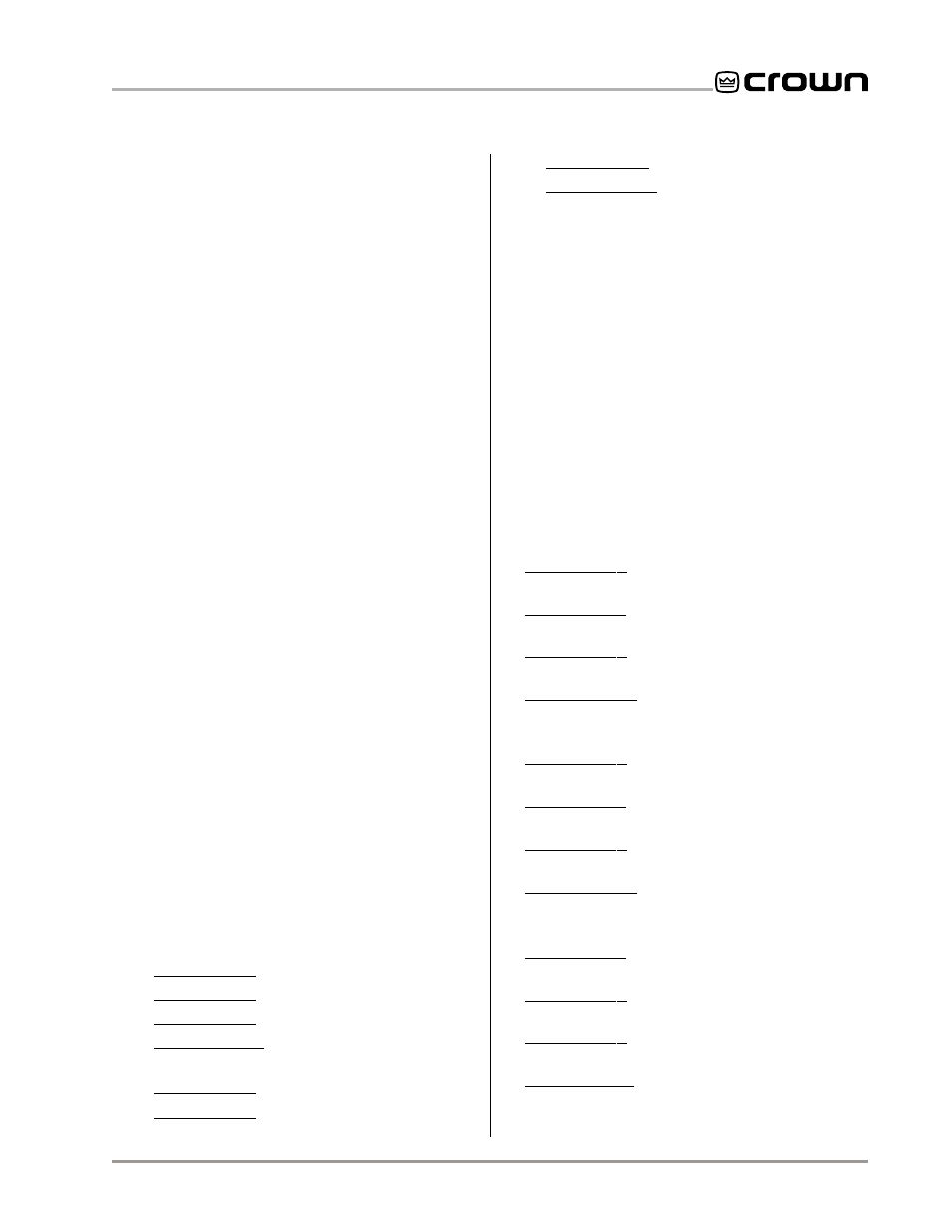 Crown Audio Com-Tech "00 Series" User Manual | Page 31 / 49
