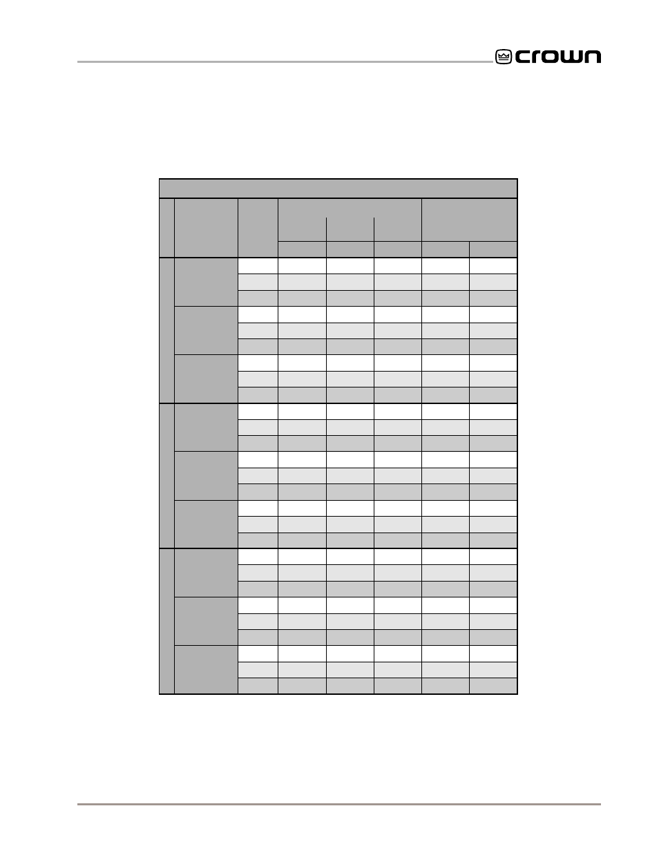 Crown Audio Com-Tech "00 Series" User Manual | Page 33 / 49