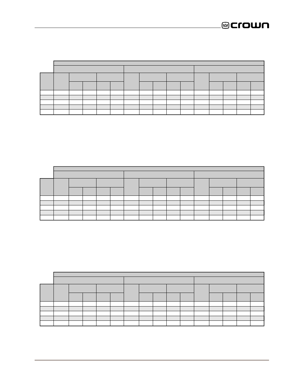 Com-tech 400, Com-tech 800, Com-tech 1600 | Crown Audio Com-Tech "00 Series" User Manual | Page 43 / 49