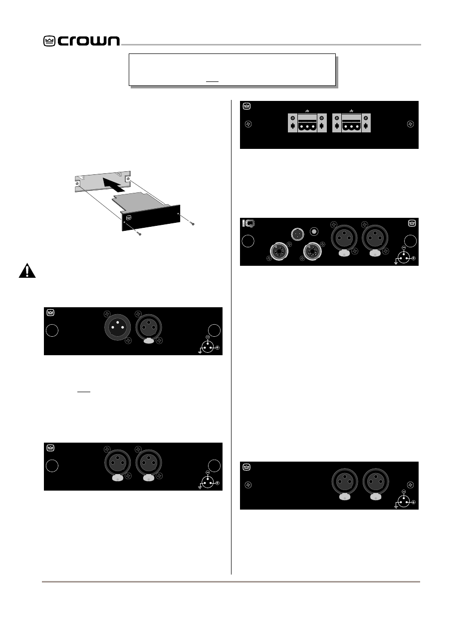 8 accessories, P.i.p, Modules | Smx-6, And amb-5 | Crown Audio Com-Tech "00 Series" User Manual | Page 44 / 49