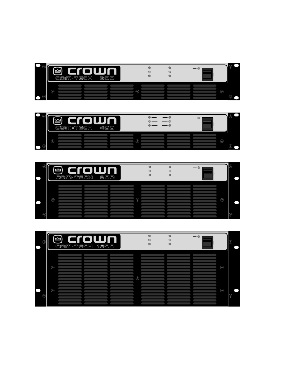 Crown Audio Com-Tech "00 Series" User Manual | Page 6 / 49