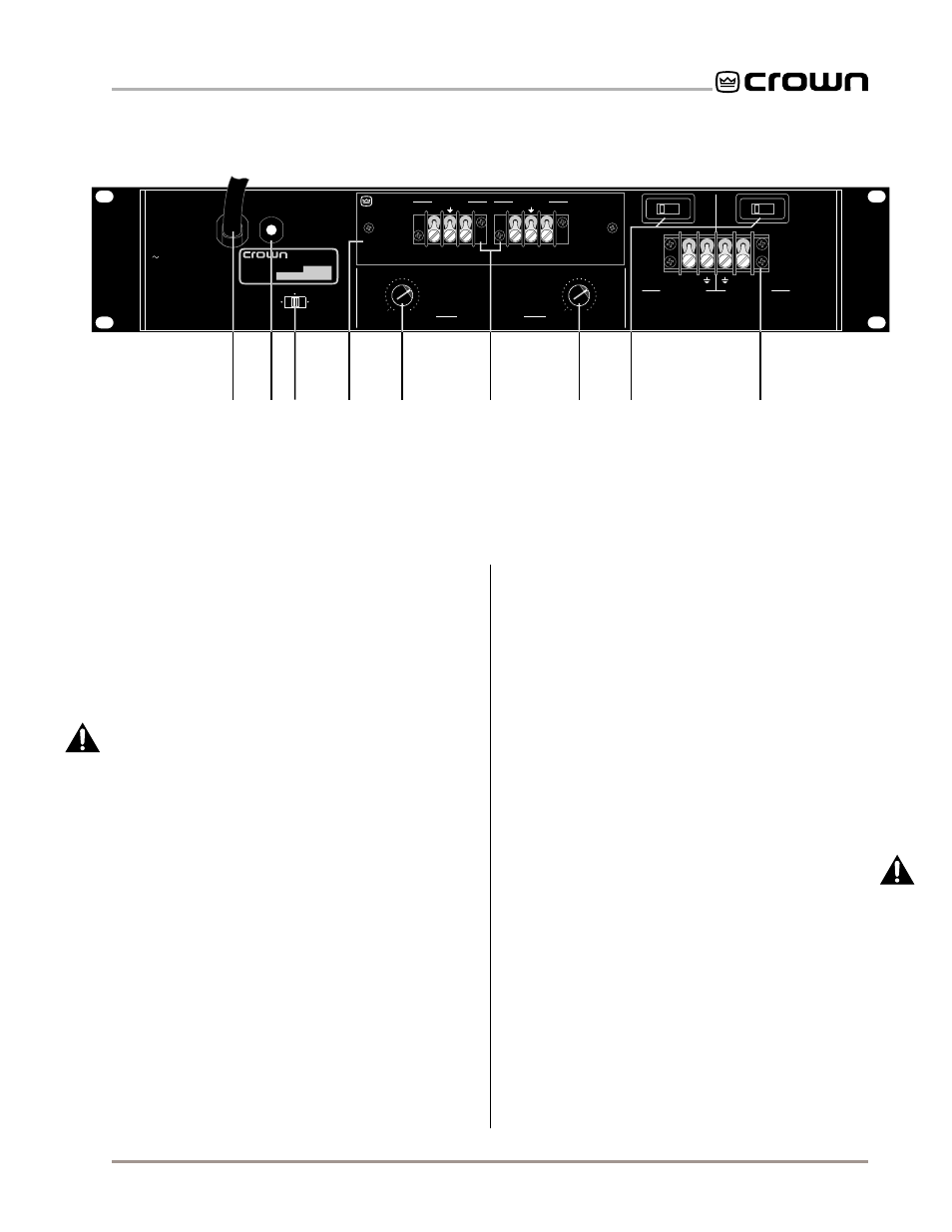 P.i.p, I. reset switch, J. dual/mono switch | Module, Input sensitivity switch, L. level controls, M. balanced barrier block inputs, N. output mode switches, O. output barrier block | Crown Audio Com-Tech "00 Series" User Manual | Page 9 / 49