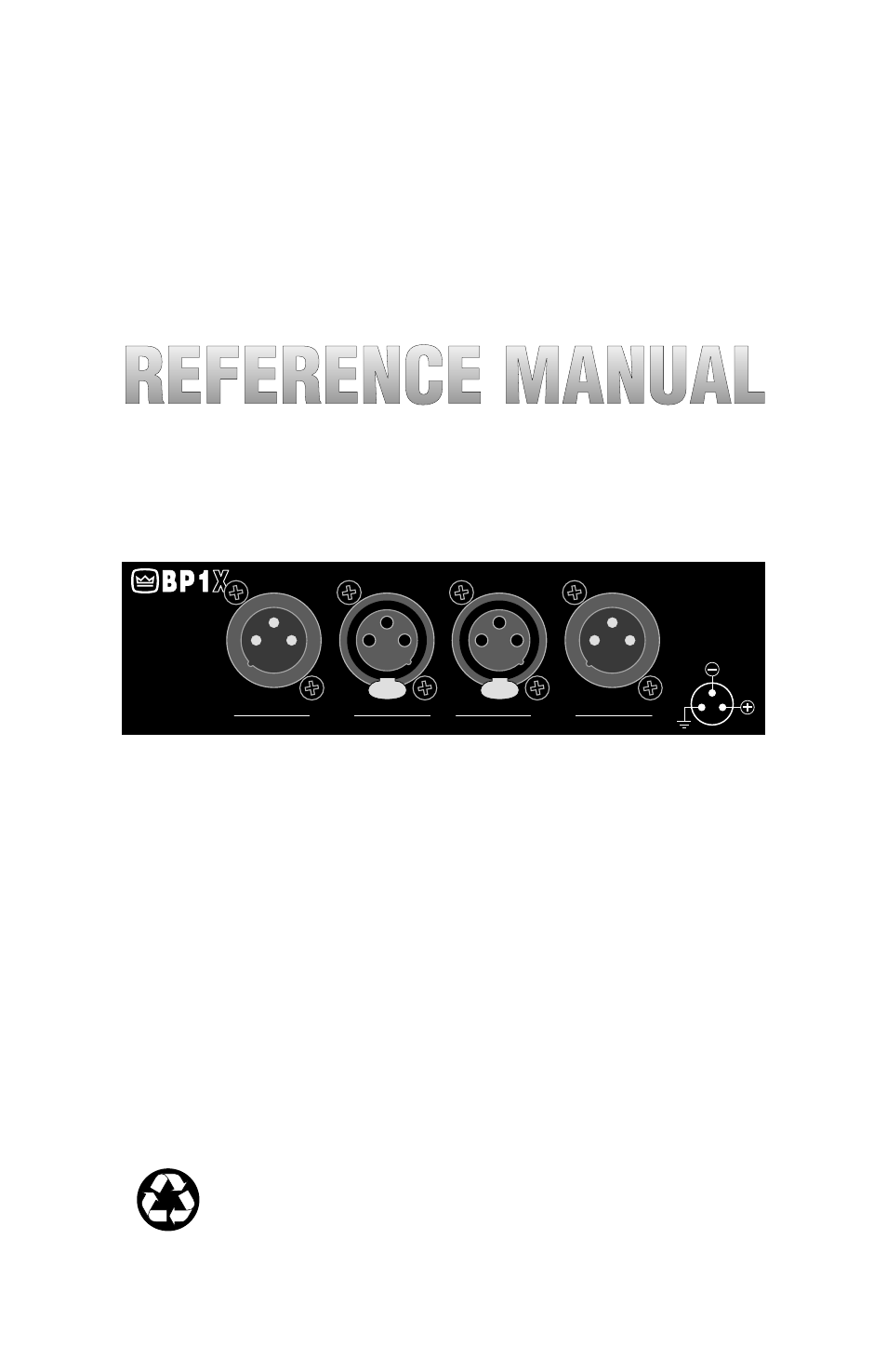 Crown Audio P.I.P.-BP1 User Manual | 26 pages