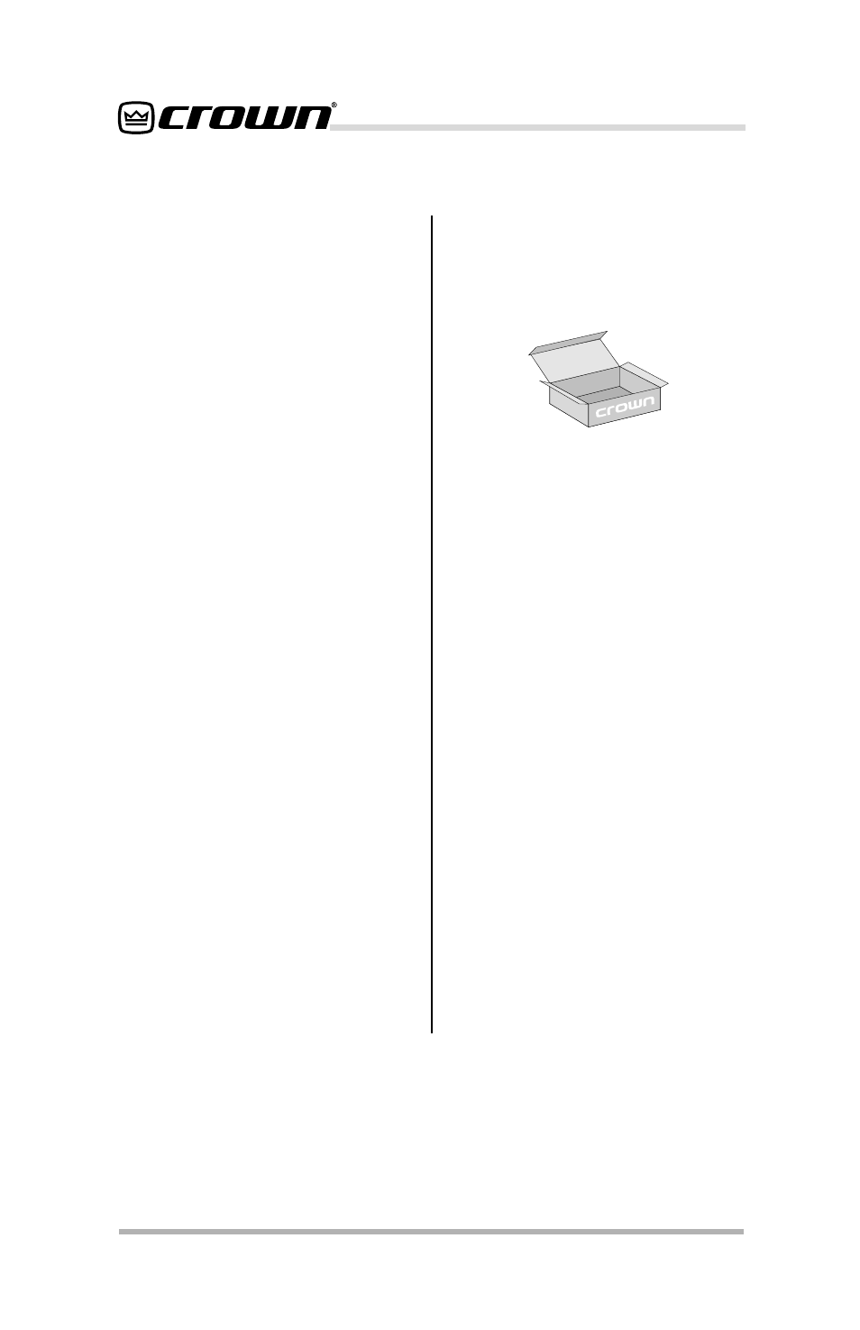 6 service, 1 worldwide service, 2 north american service | Crown Audio P.I.P.-BP1 User Manual | Page 20 / 26